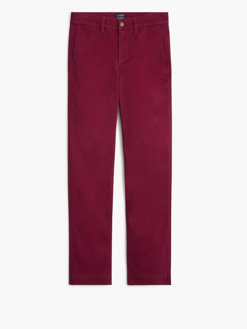 J Crew High Rise Girlfriend Chino Pant in Vintage Burgundy Size 2P